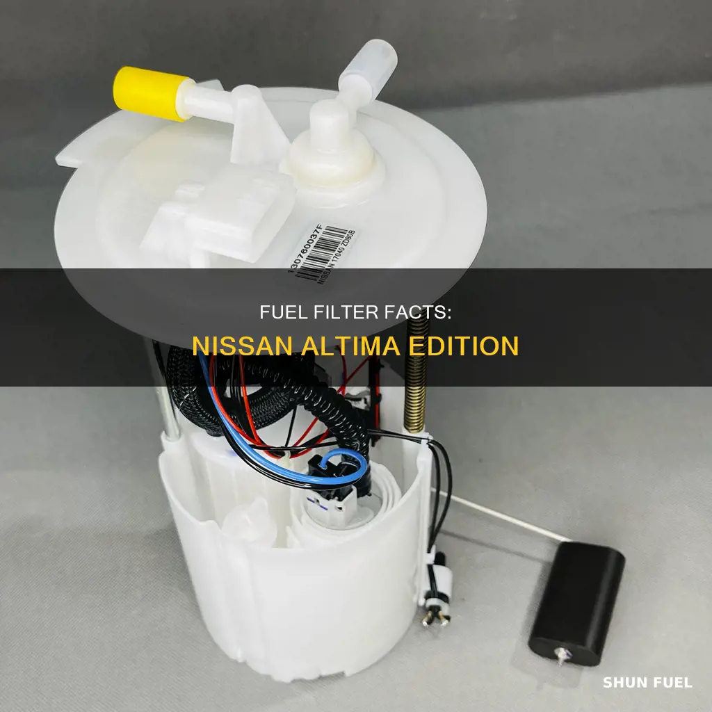 does a nissan altima have a fuel filter