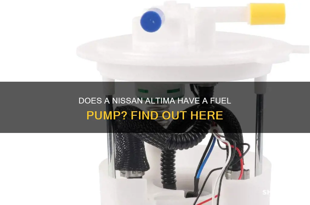 does a nissan altima have a fuel pump