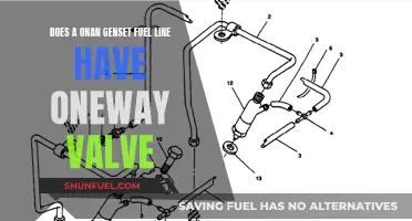 Onan Genset Fuel Line: One-Way Valve Essential?
