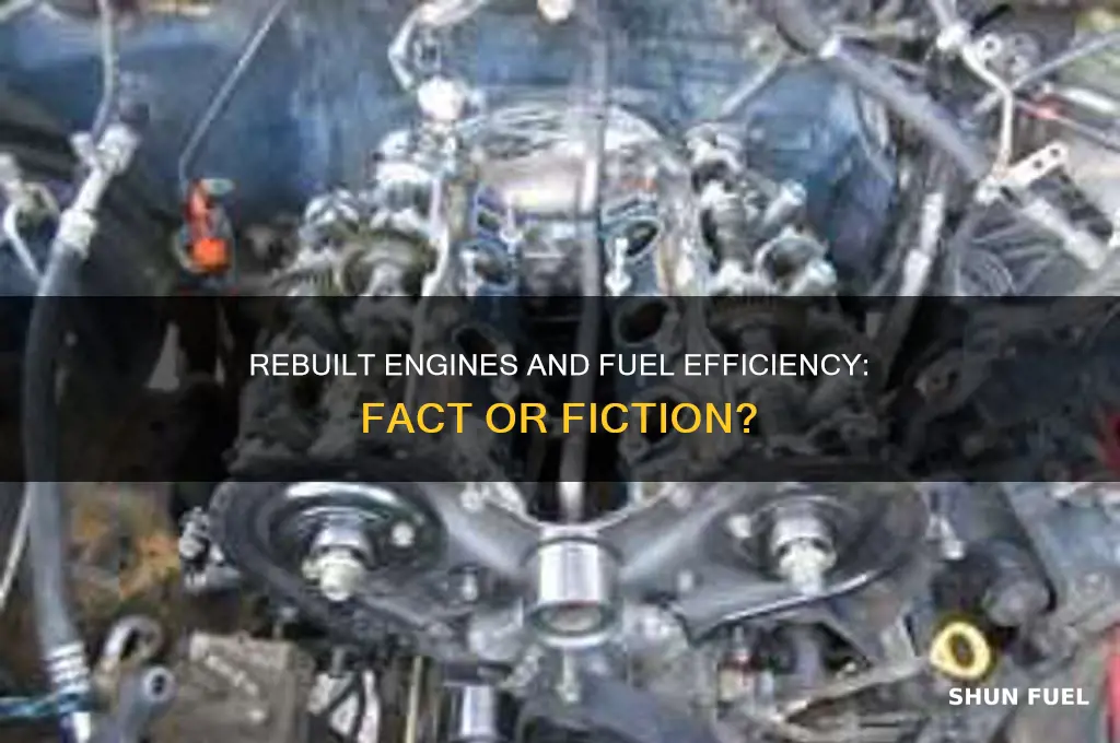 does a rebuilt engine use more fuel