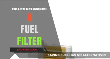 Toro Lawn Mower Fuel Filter: Where is it?