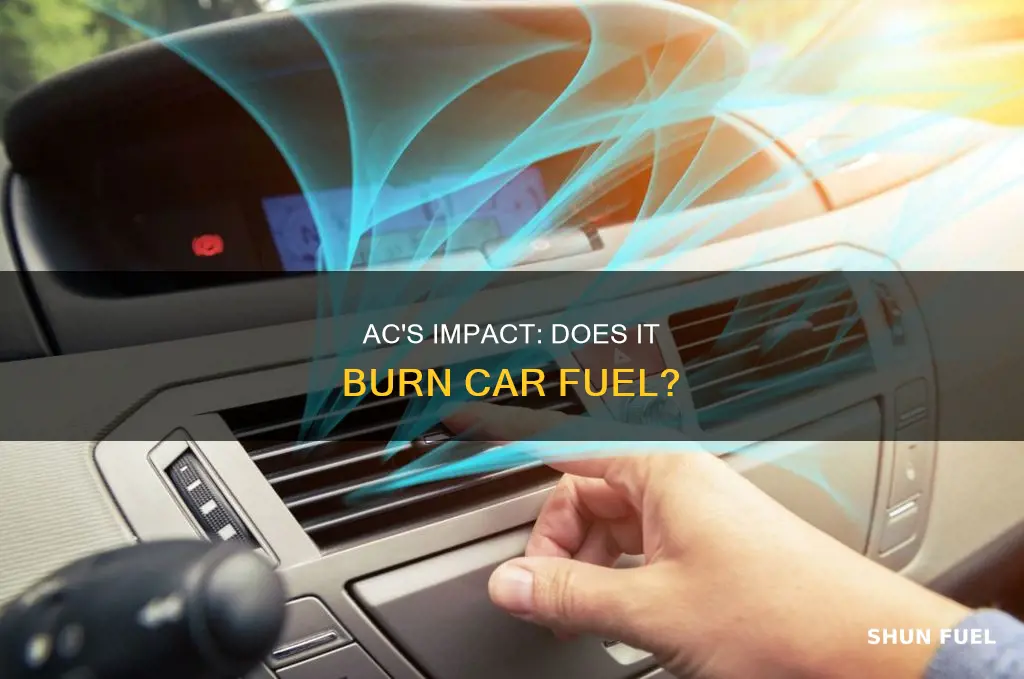 does ac burn car fuel