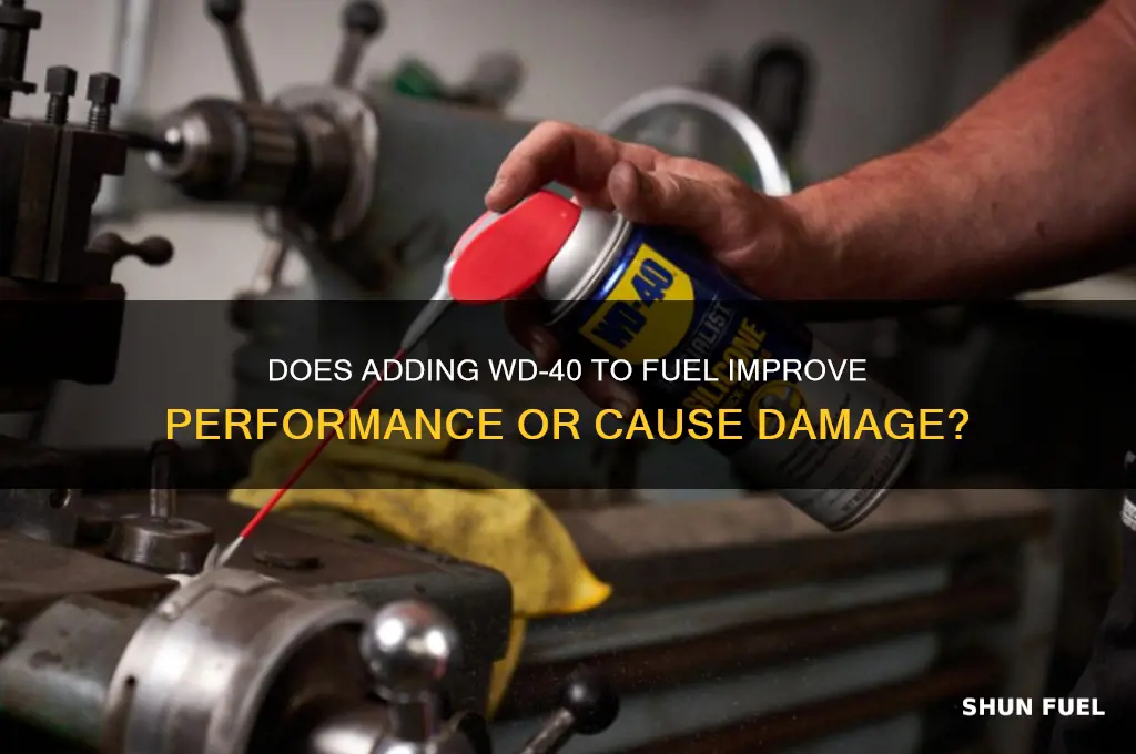 does adding wd40 to fuel