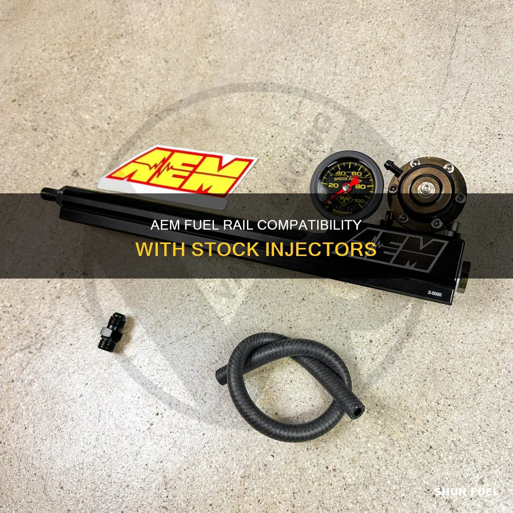 does aem fuel rail work with stock injectors