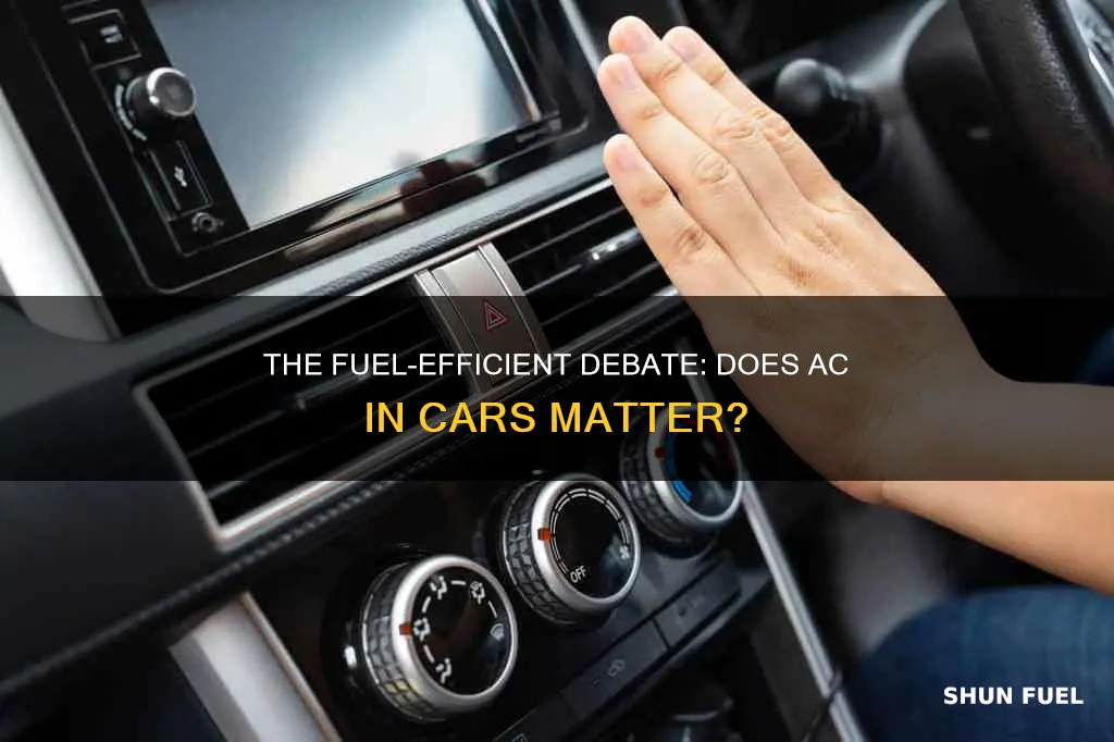 does air conditioning in a car use fuel