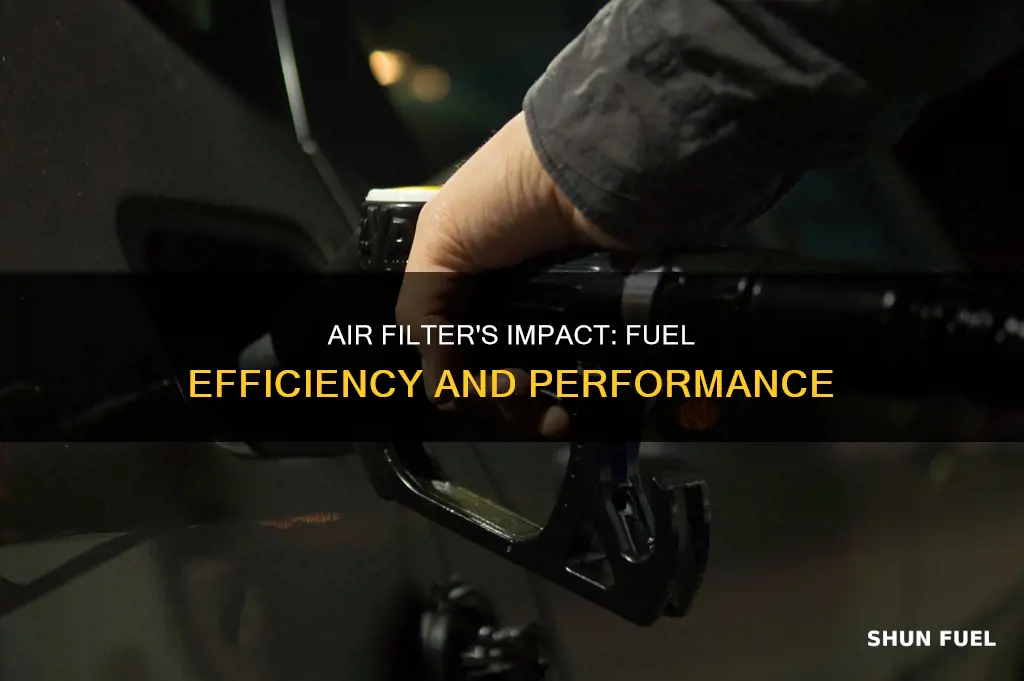 does air filter affect fuel consumption