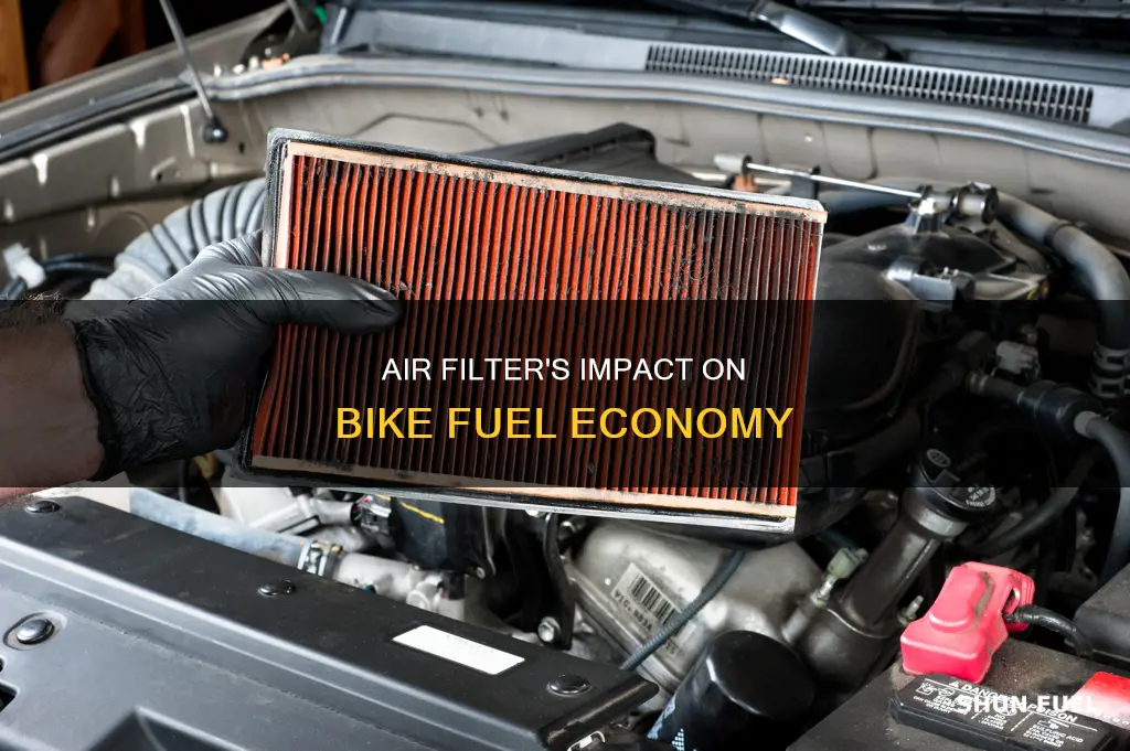 does air filter affect fuel economy in bike