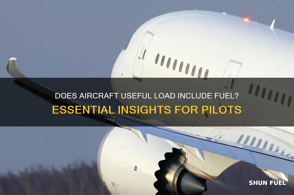 does aircraft useful load include fuel