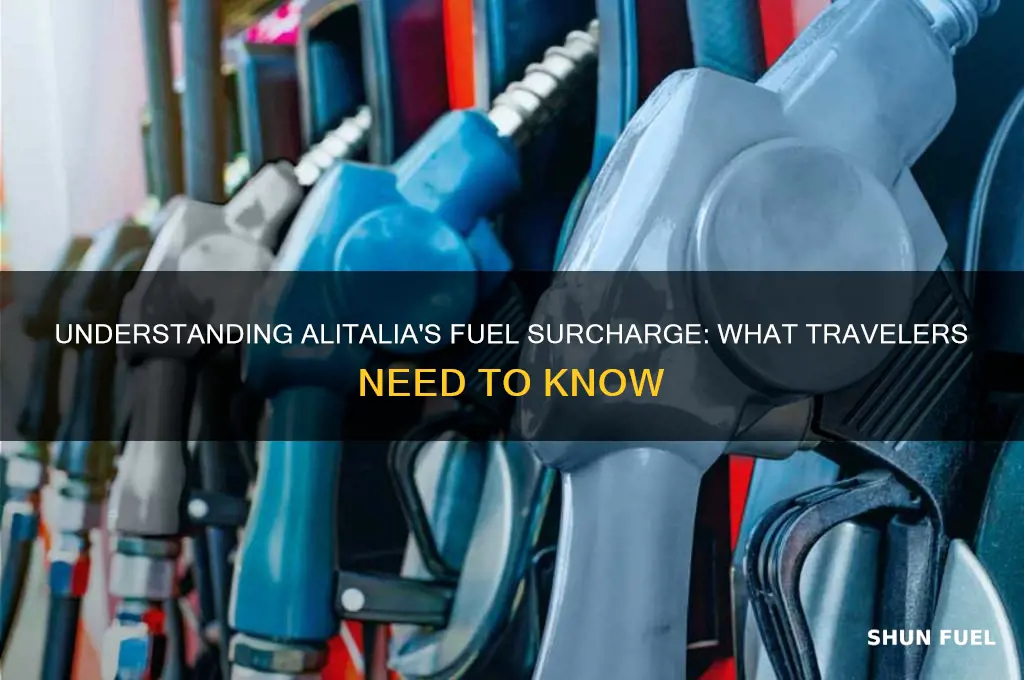 does alitalia fuel surcharge