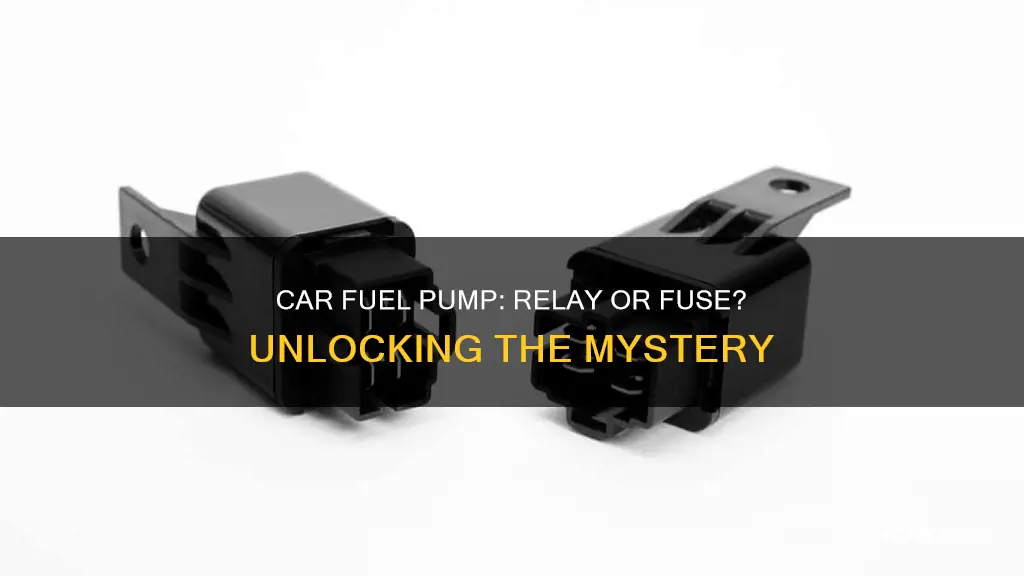 does all car have fuel pump relay or fuse