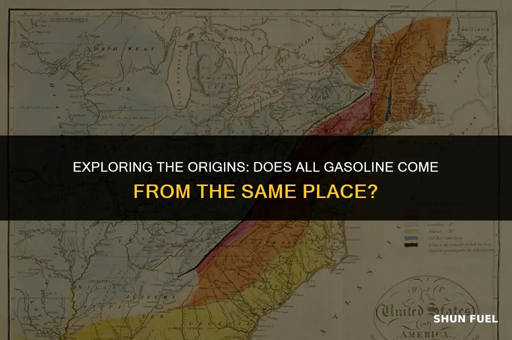 does all gasoline come from the same place