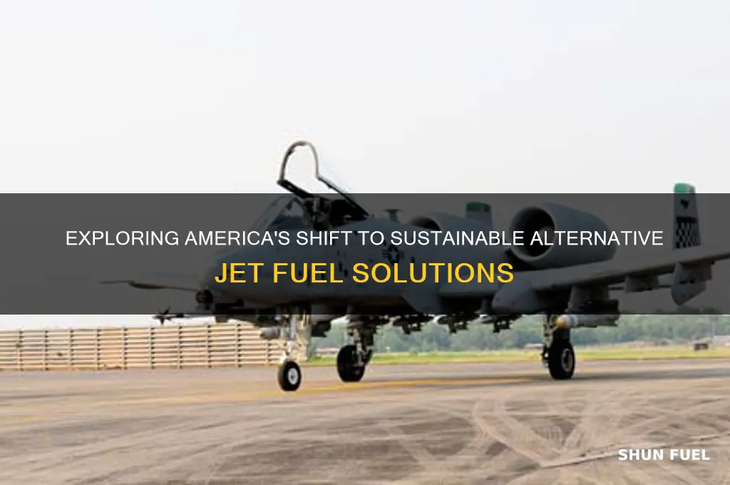 does america use alternative jet fuel