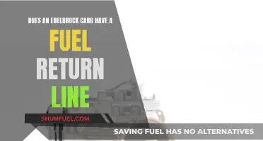 Fuel Return Line: Edelbrock Carb's Unique Feature