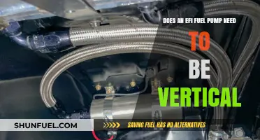 EFI Fuel Pump Orientation: Does Vertical Positioning Matter?
