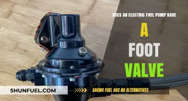 Electric Fuel Pump Foot Valve: Function, Importance, and Common Myths