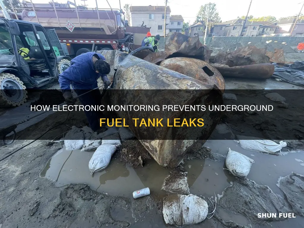 does an electronic monitoring system prevent underground fuel tanks leaks