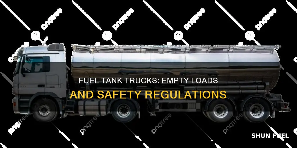 does an empty fuel tank truck require placarding