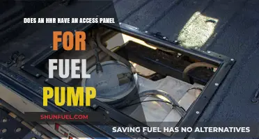 HHR Fuel Pump Access: Does It Have a Dedicated Panel?