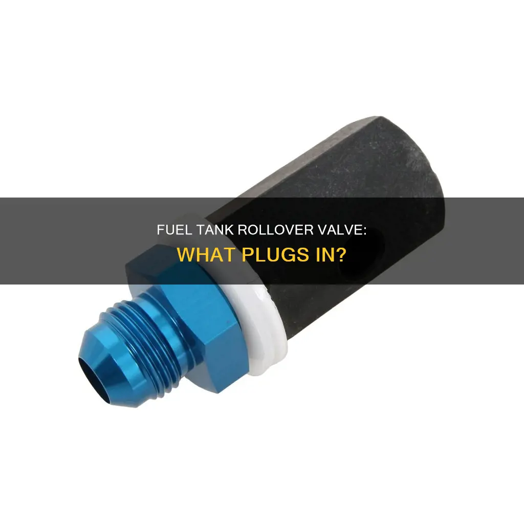 does anything plug into fuel tank rollover valve