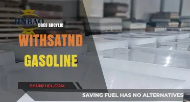 Will Acrylic Hold Up Against Gasoline? A Comprehensive Guide
