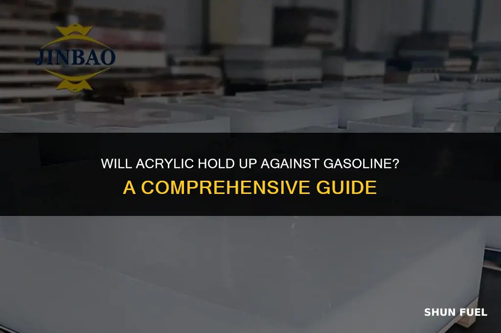does arcylic withsatnd gasoline
