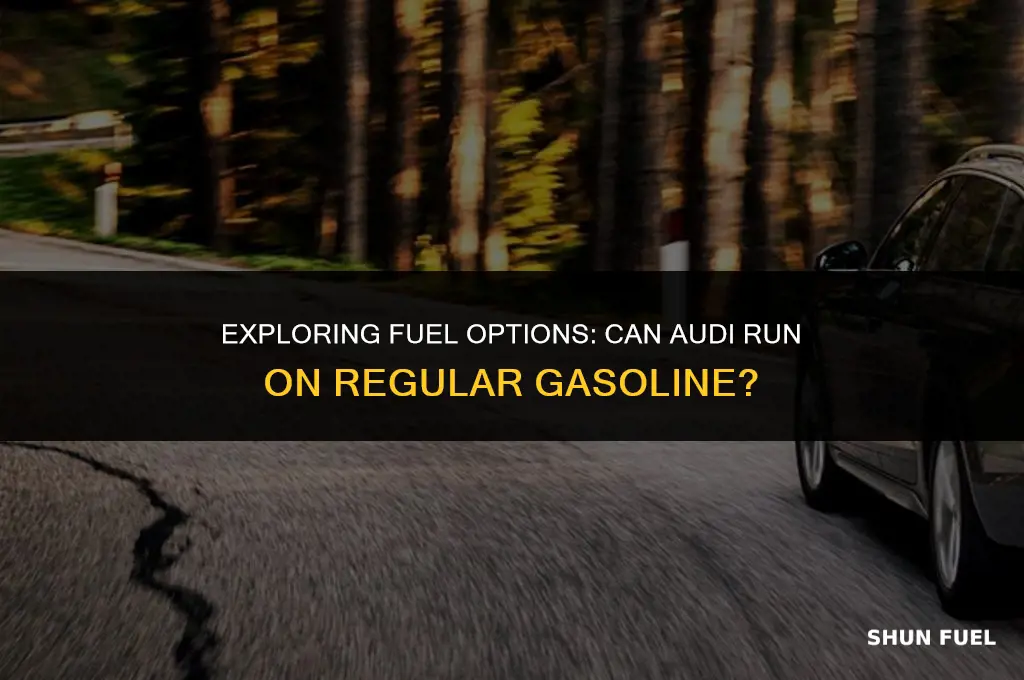 does audi run with regular gasoline