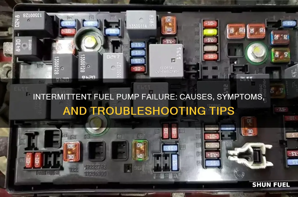 does auto fuel pump go out intermittently