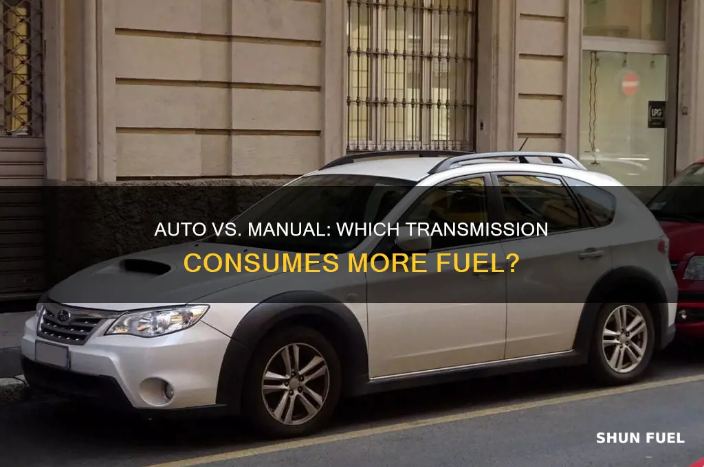 does auto or manual use more fuel