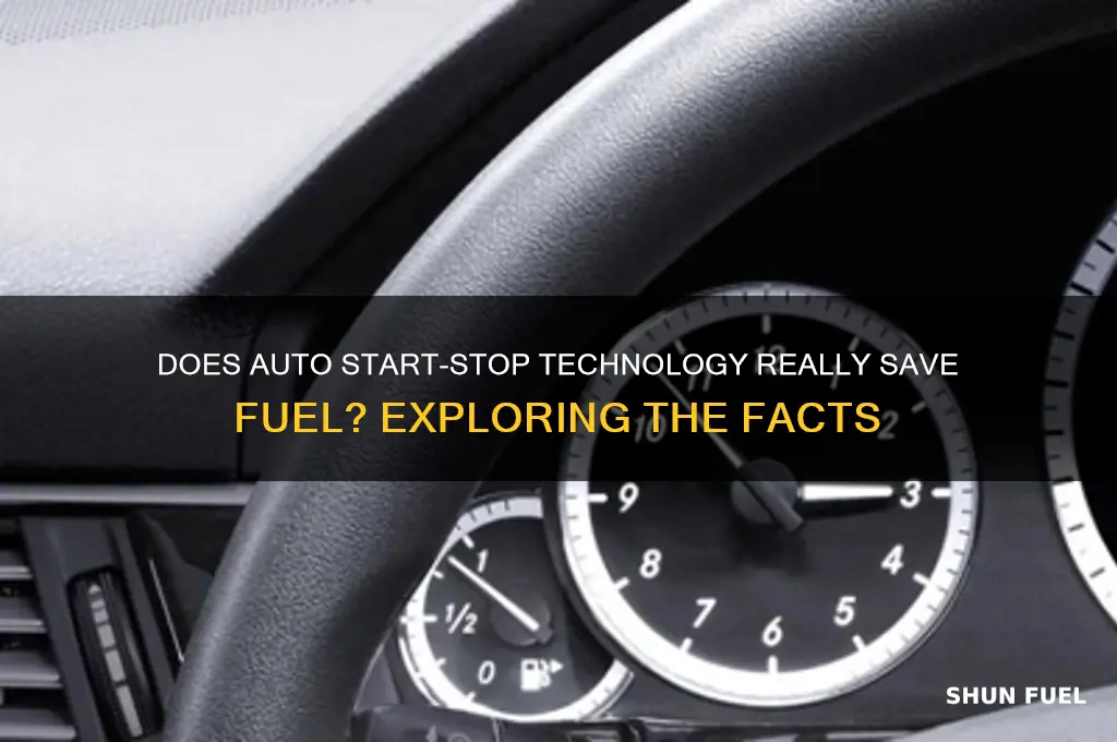 does auto start save fuel