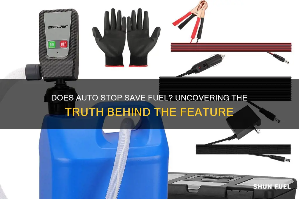 does auto stop save fuel