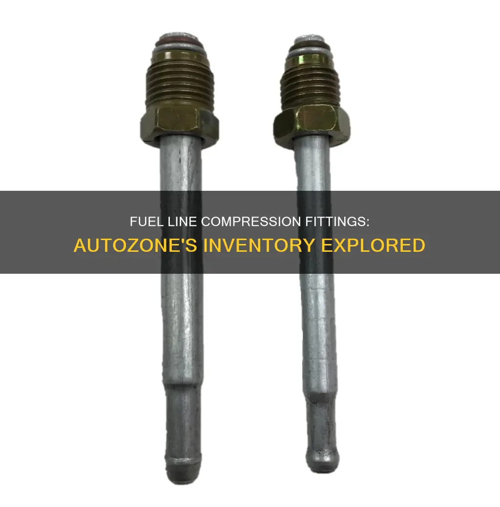 does autozone sell fuel line compression fittings