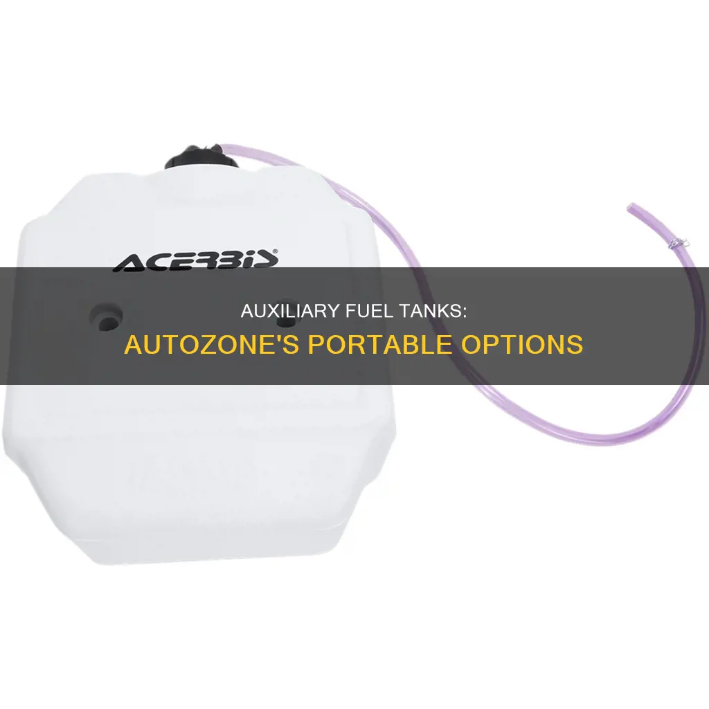 does autozone sell portable auxiliary fuel tanks