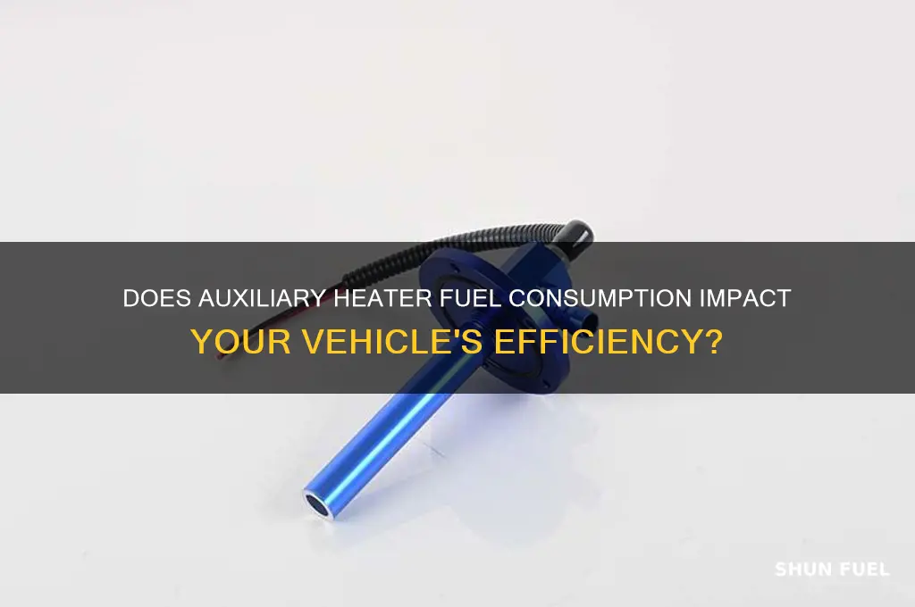 does auxiliary hlbunk heater use fuel