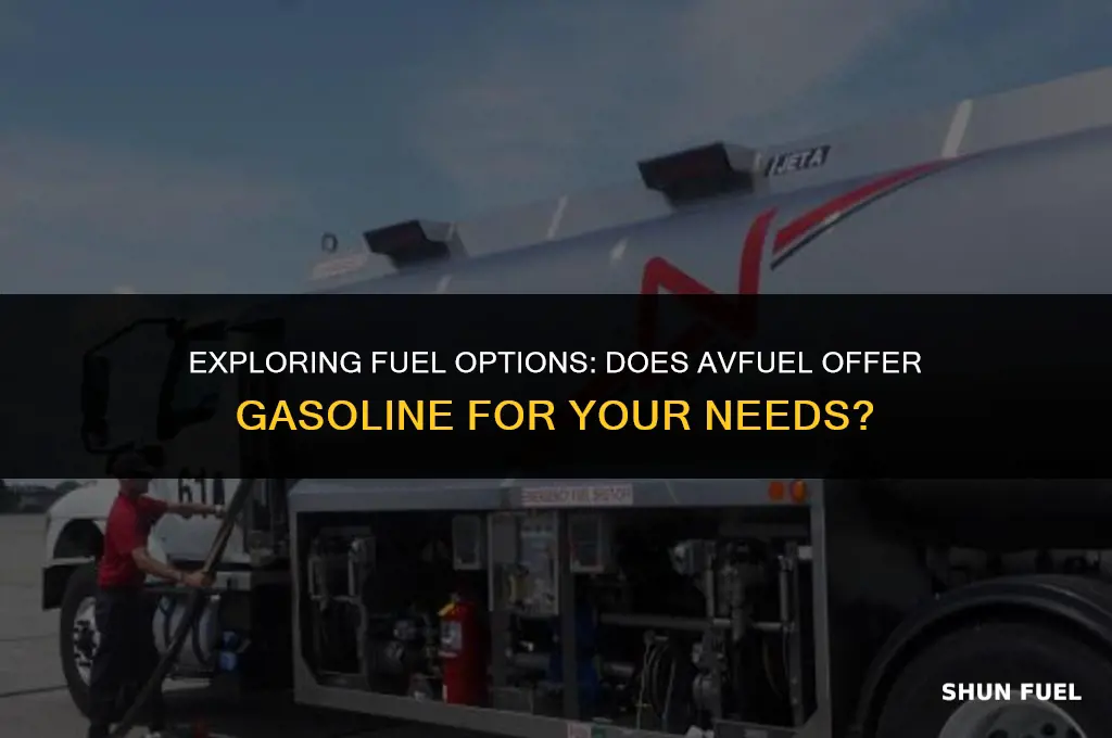 does avfuel sell gasoline