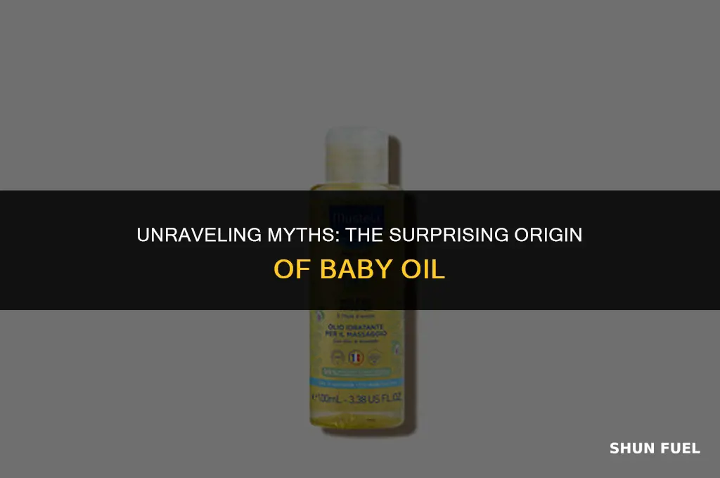 does baby oil come from gasoline