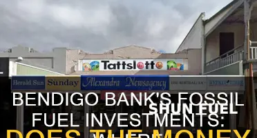 does bendigo bank invest in fossil fuels