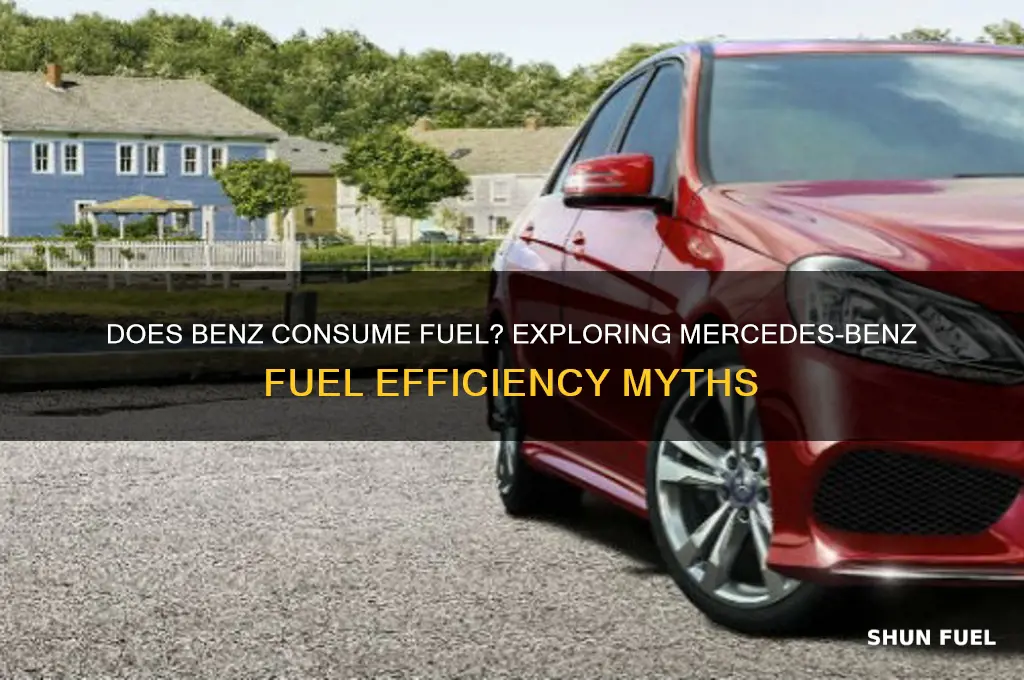 does benz consume fuel