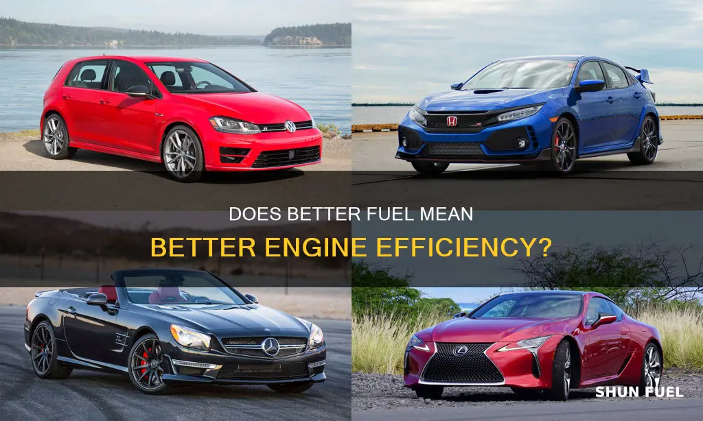 does better fuel improve car engine efficiency