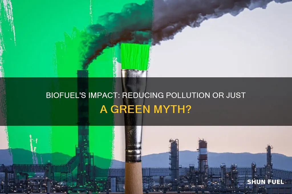 does bio fuel reduce polution