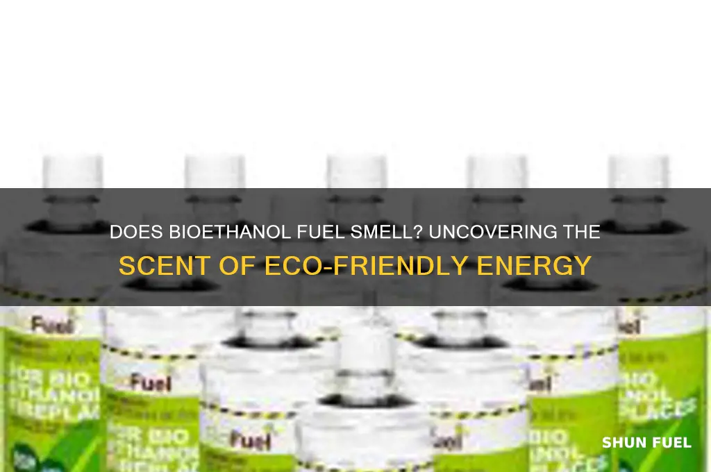 does bioethanol fuel smell