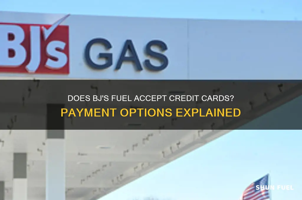does bjs fuel take credit