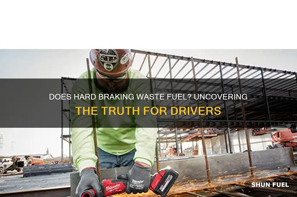 does braking hard use more fuel