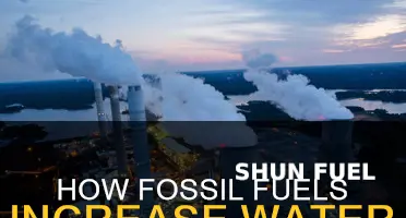 does burning fossil fuel increase water