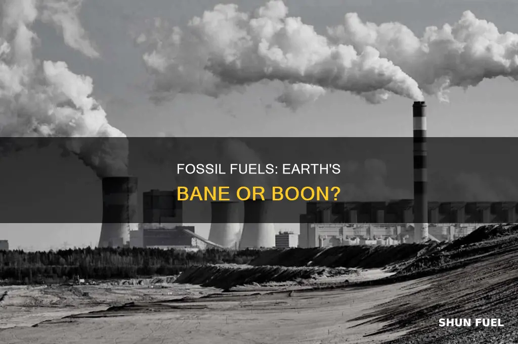does burning fossil fuels affect earth