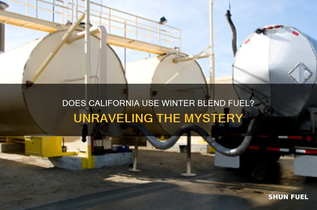 does ca use winterblend fuel