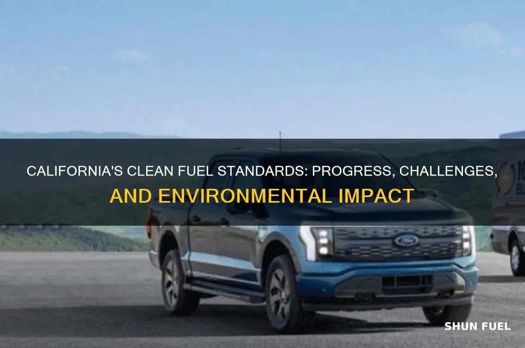 does california have clean fuel