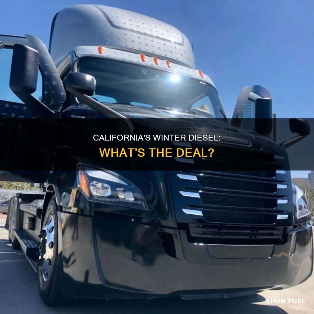 does california have winter diesel fuel