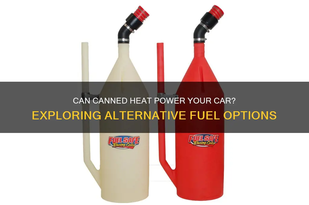 does canned heat work to fuel a car