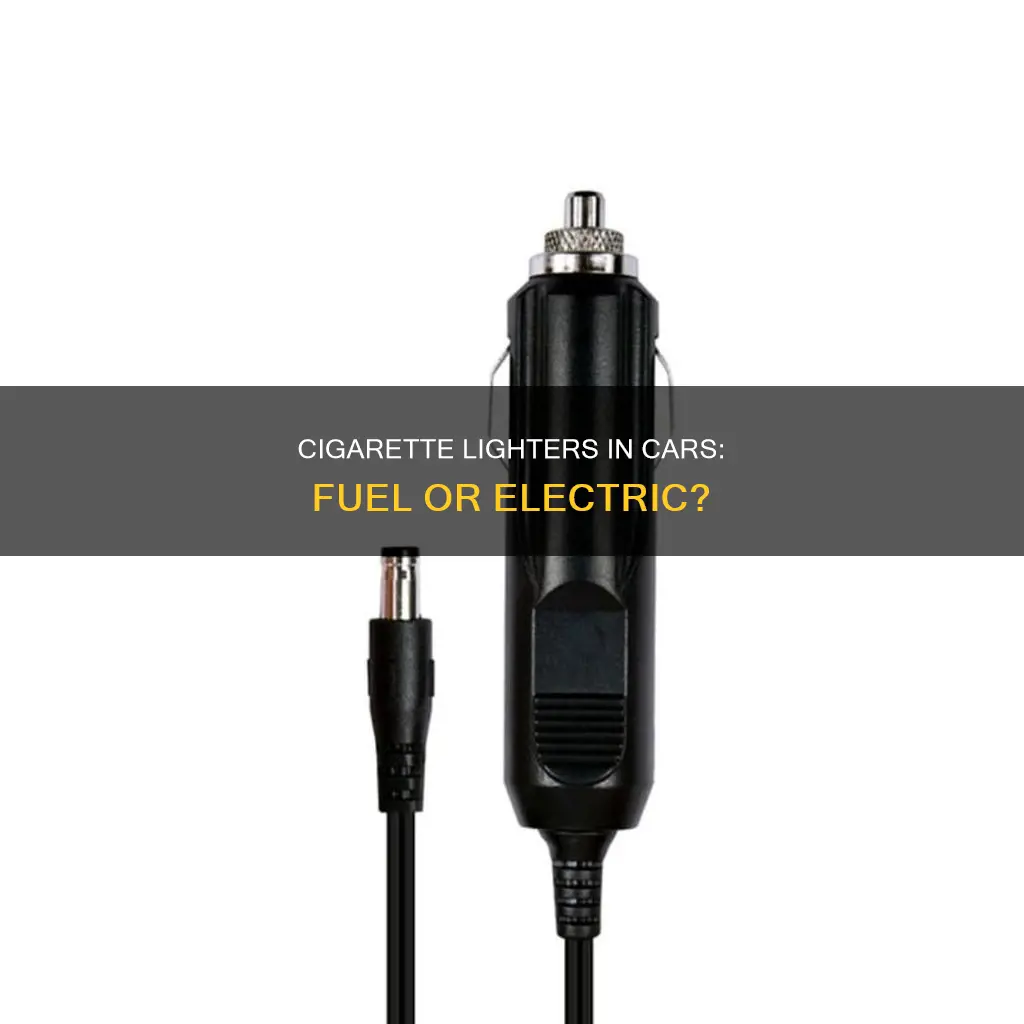 does car cigarette lighter use fuel