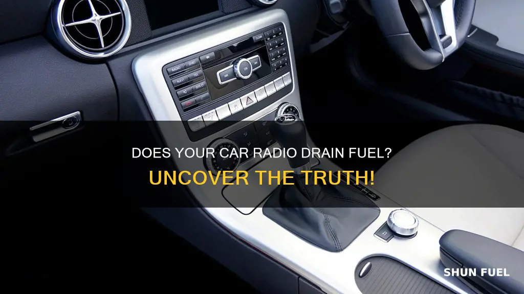 does car radio consume fuel